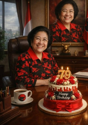 Kel. Besar PDI Perjuangan Jawa Barat Rayakan Ultah Ke 79 Ketua Umum PDI Perjuangan Prof.Dr.(H.C ) Megawati Soekarnoputri